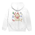 Usagi Kawaiiの冬、楽しんでる？ Hoodie:back