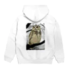 炭火焼パンダ商店のシベリアワシミミズクのれもん Hoodie:back