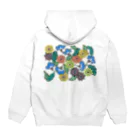 yoshiveggieのHanae Vine Flower Hoodie:back