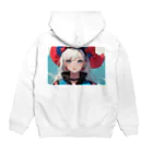 tokyo_citypopのkawaii 東京ガールアート Hoodie:back