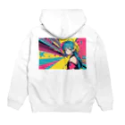 tokyo_citypopのkawaii 東京ガールアート Hoodie:back