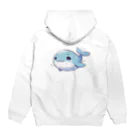 BOSSMOのクジラくん Hoodie:back