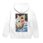 大正ロマン・昭和モダンの宝船 竹久夢二 Hoodie:back