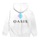 ゆきOASISのOASIS パーカーの裏面