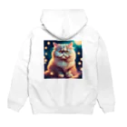 レモングラスのごきげんなペルシャ猫 Hoodie:back