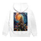 Unknown Paradiseの【Unknown Paraise】大麻草 Galaxy Hoodie:back