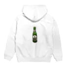 azure11のビール大好き！ビール瓶パーカー Hoodie:back