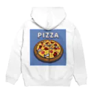 ほらをた娘🦈ྀི🎈のほらをた娘 くぁに＆いくぁ PIZZA Hoodie:back