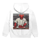 d-design-labのdevil's cookingグッズ Hoodie:back