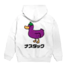 オノマトピアのナスダック Hoodie:back