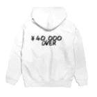 シンプル文字の価値を大きくしたいShopの日経平均万歳グッズ Hoodie:back