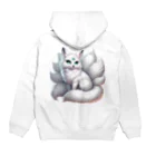 Nine-Tailed-Foxの九尾の狐・nine-tailed fox Hoodie:back