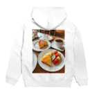 AQUAMETAVERSEのティータイム アメジスト 2846 Hoodie:back