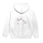 MOCHI Shopの無言の圧な猫 Hoodie:back