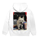 ももまゆ雑貨店のプル「Ｗatch a movie」 Hoodie:back