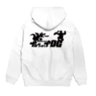 【ボウリング】プロショップDGのモノクロ プロショップDG Hoodie:back