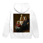 世界美術商店のマルタとマリアの家のキリスト / Christ in the House of Martha and Mary Hoodie:back