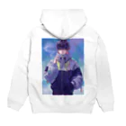 ゆせの隠れ家のゆせグッズ Hoodie:back