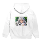 巫女スタぐらむのだっこされる神様 Hoodie:back