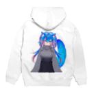 リネイル@Vtuber　のタートルネック姿バージョン Hoodie:back