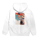 AQUAMETAVERSEの鯉のぼりを操る男の子　ラフルール　1859 Hoodie:back