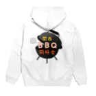 関西BBQ同好会公式の②【ロゴ】関西BBQ同好会（背景無し） Hoodie:back