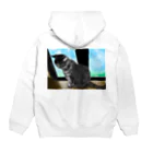 ONPu.ARTのCats ＆ Window Hoodie:back