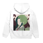 Riollaの緑の女の子 Hoodie:back