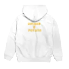 JoyfulMomentsCraftsの黄金とポテト ー Golden and Potato ー Hoodie:back