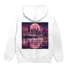 Nodoka Silence Library - WEB SHOPのElectro Moon Hoodie:back