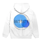 REFLET-ルフレ-のショップロゴ Hoodie:back