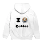 BIMAMECOFFEEのI♡coffee Hoodie:back