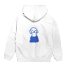 ほかほかアイスティーのシンプルわんわん Hoodie:back