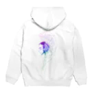 FREE GATEのノイズキャンセル Hoodie:back