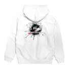 squid-brohtersの烏賊墨goods' Hoodie:back