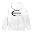 Fuckingnicecreamの三日月LOGO Hoodie:back