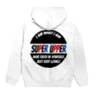 SUPER UPPERのSUPER UPPERバックプリント丸ロゴ Hoodie:back