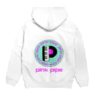 PinkPipeのPinkPipeオリジナルグッズ ピアノレコード Hoodie:back