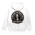 AURA_HYSTERICAのGOD_SAVE_THE_MONA_LISA Hoodie:back