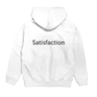 mkwのSatisfaction パーカーの裏面