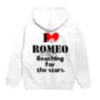 SHOP ROMEO　のI love ROMEO パーカーの裏面