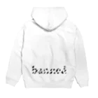 bannedのbanned ゼブラ Hoodie:back