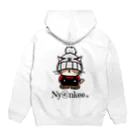 Ny@nkeeのニット帽のあいつ (Ny@nkee) Hoodie:back