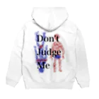 TEDDY_BのDon't Judge Me パーカーの裏面