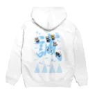 にゃーにゃー組@LINEスタンプ＊絵文字販売中！のにゃーにゃー組　誠ver. Hoodie:back