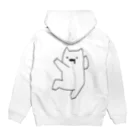 （・-・）のこちらを見ている。▼ Hoodie:back