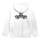 NAGAMIWAの空飛ぶスパゲッティ・モンスター教 Hoodie:back