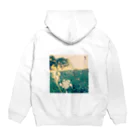 まーりーのお花と少女 Hoodie:back