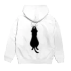 shibuharuの猫、ついてますよ。 Hoodie:back