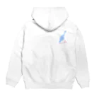 _mitoのblue bird Hoodie:back